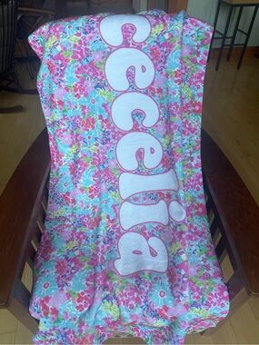 Caden Lane beach towel “Cecelia” nwt